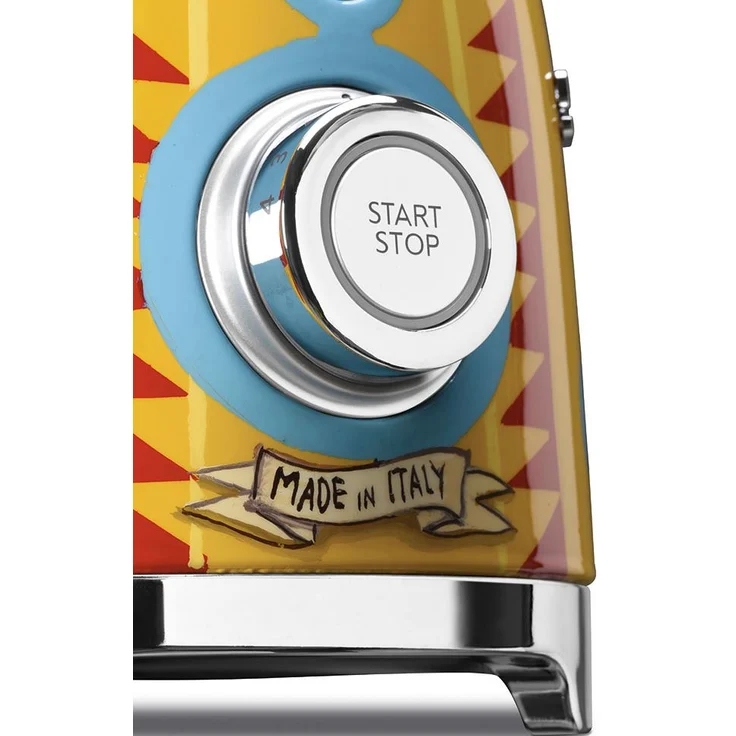 SMEG BLF01 Standmixer, 800W, 1,5 L, 5 Geschwindigkeiten, gelb, rot – Bild 5