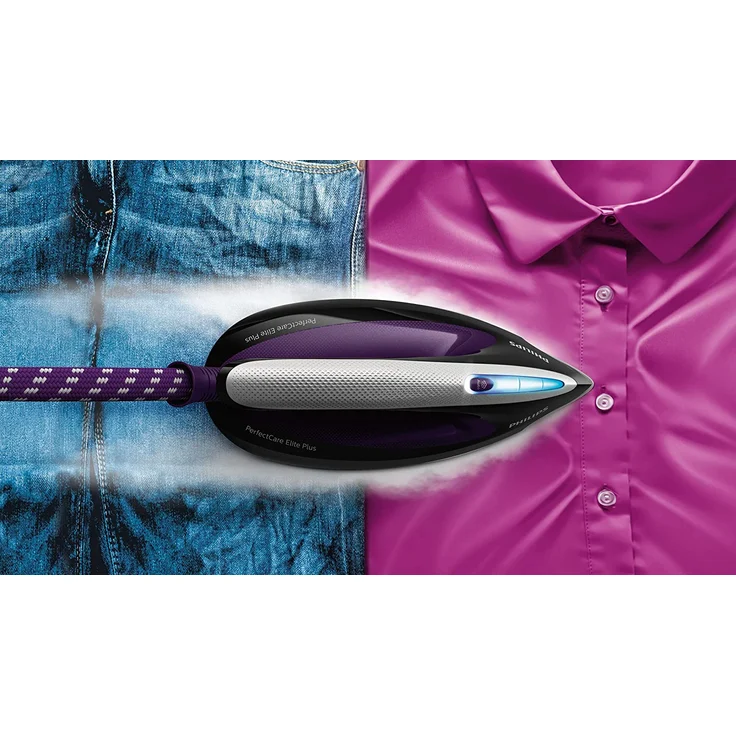 Philips GC9675-80 Dampfbügelstation PerfectCare Elite Plus (2700 W, Optimal Temp, 7,7 bar Dampfdruck, 550 g-Min. Dampfstoß, extrem leicht und leise) violett – Bild 8