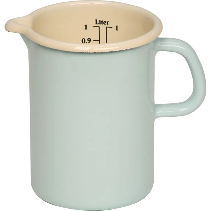 Riess Classic – Haushaltsartikel, Messbecher, 10 cm Durchmesser, Pastellfarbe, türkis
