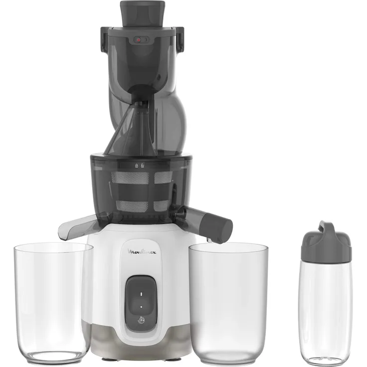 Moulinex ZU600110 Saftpresse, Weiß sehr großer Flaschenhals weiß