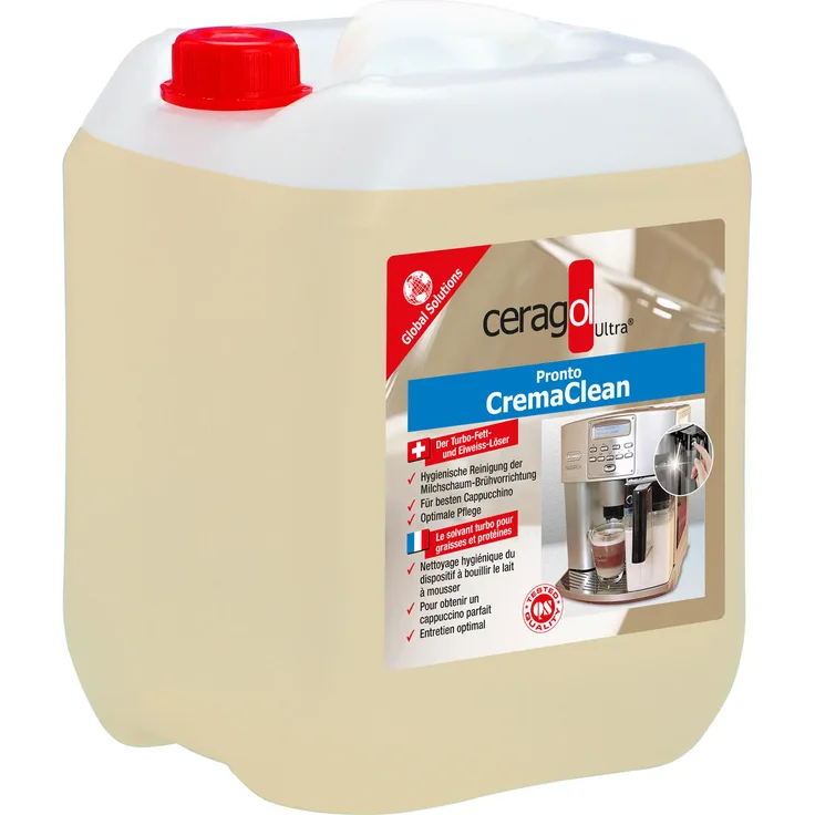 ceragol ultra Pronto CremaClean Milchsystemreiniger Milchschaumreiniger, 10 Liter