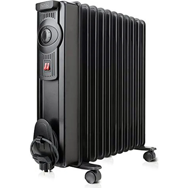 Black + Decker Ölheizung (11 Kammern) Black + Decker ES9350060B 2000W, Radiator – Bild 1