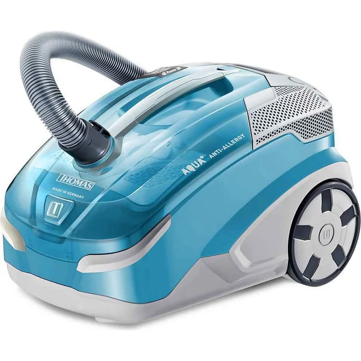 Thomas 786522 Aqua+ Antiallergischer Staubsauger ohne Beutel, 48,6 x 31,8 x 34,7 cm, Türkis-Hellgrau