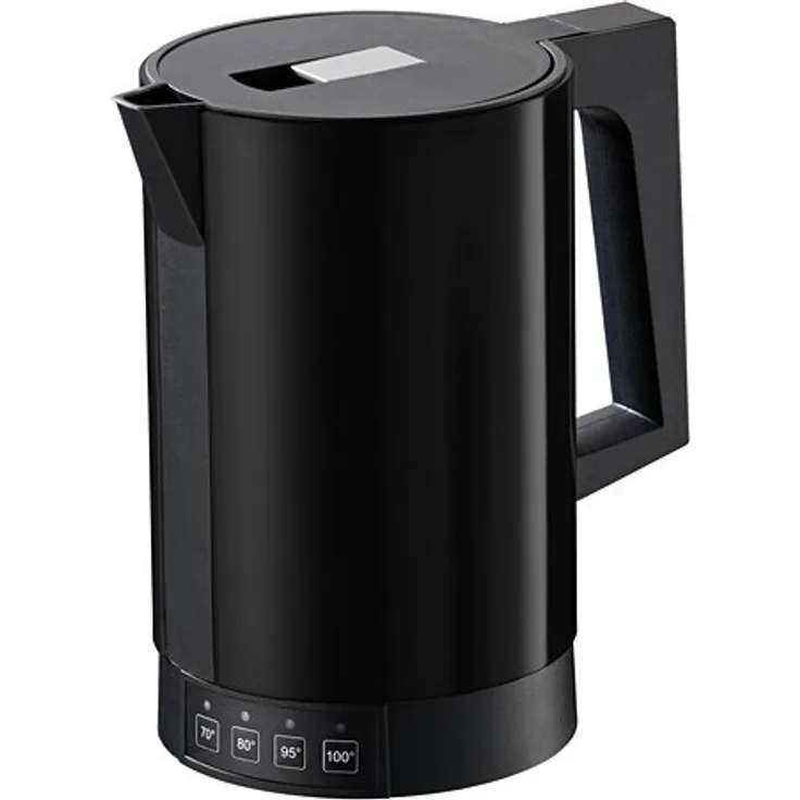 Ritter fontana 5, Wasserkocher kabellos, 2800W, mit Temperatureinstellung, 1,1L, schwarz