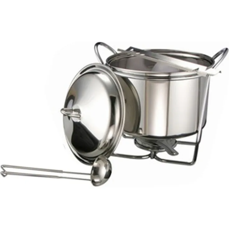 HI 16180 Feuerzangen Bowle Set mit Schöpfkelle Zuckerhutablage