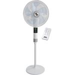 Solis Standventilator, 3 verschiedene Funktionen, Inklusive Infrarot-Fernbedienung, Breeze 360° (Typ 7582), 970.60