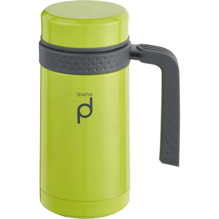 Pioneer Flasks Thermobecher, 18-10 Edelstahl, Grün, 18.5 x 11 x 11 cm