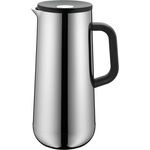 WMF Isolierkanne Thermoskanne Impulse Cromargan Edelstahl, 1,0 l, für Kaffee oder Tee Druckverschluss hält Getränke 24h kalt und warm