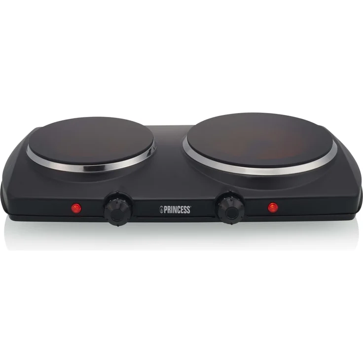 Princess Doppel-Keramikkochplatte 2000 W Schwarz – Bild 1