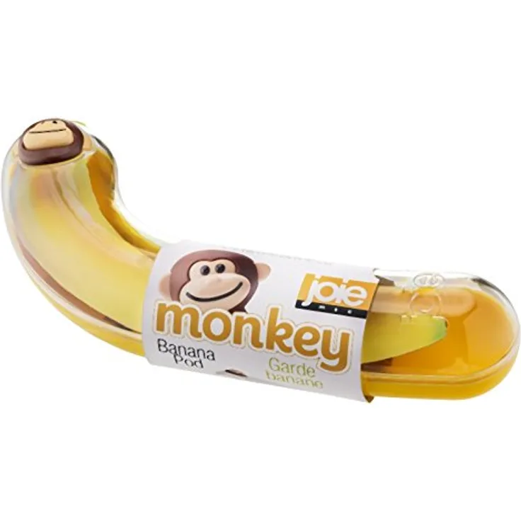 Joie Bananen-Dose AFFE, Kunststoff, Gelb, 22.9 x 8.3 x 4.4 cm