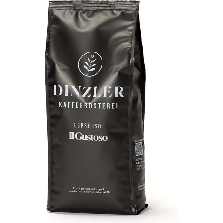 Dinzler Kaffeerösterei IL Gustoso 1kg, ganze Bohnen