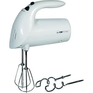 Bild für Clatronic Handmixer HM 3014 --- Edelstahlquirle & -knethaken --- 5 Geschwindigkeitsstufen --- Zubehörteile spülmaschinengeeignet --- 250 Watt --- Weiß