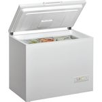 Privileg PFH 406 Gefriertruhe, freistehend, weiß, Schnellgefrieren, Breite 101 cm, Energieklasse E