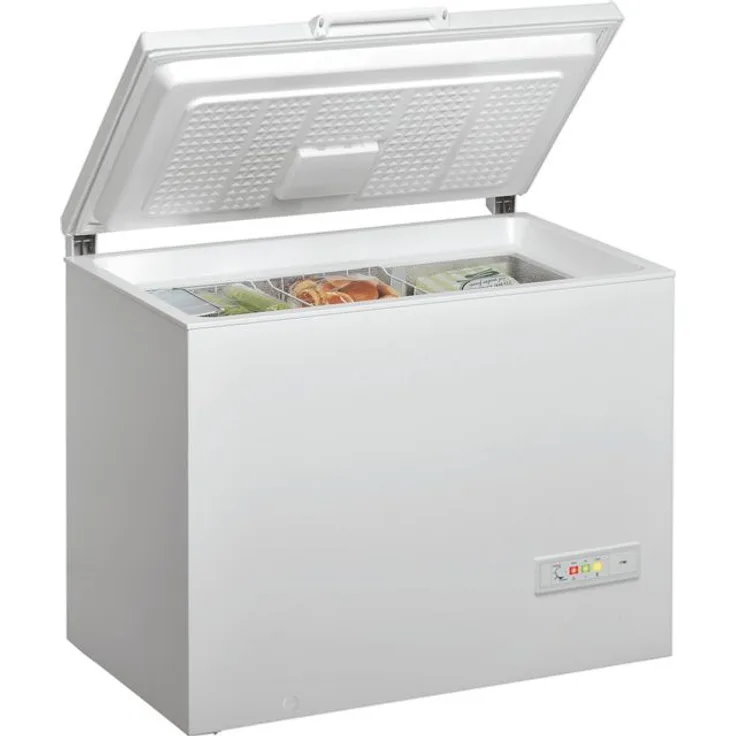 Privileg PFH 406 Gefriertruhe, freistehend, weiß, Schnellgefrieren, Breite 101 cm, Energieklasse E