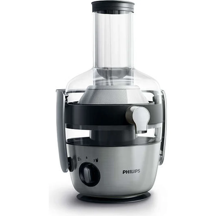 Philips HR1921-20 Entsafter (1100 W, FiberBoost, QuickClean Technologie, Vorspülfunktion) edelstahl – Bild 1