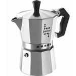 Bialetti Junior Kaffeemaschine, 6 Tassen, Aluminium