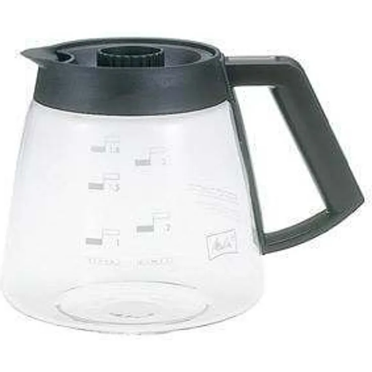 Melitta Glaskanne, Ersatz- Kaffeekanne für Filterkaffeemaschinen, Borosilikatglas, 1,8 l