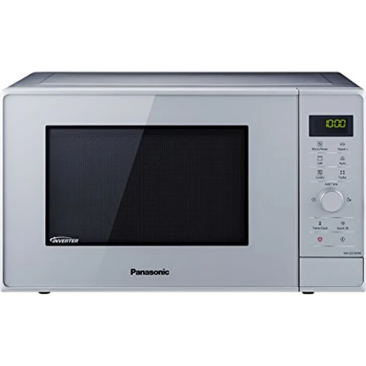 Panasonic NN-GD36HMSUG Mikrowelle mit Grill, Standgerät, 23 Liter Garraum, 1000 Watt, silber