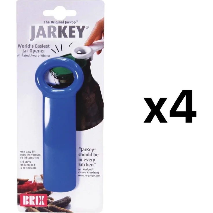 Harold Import Company Brix Original Easy Schlüssel Glasöffner 4 Pack verschieden
