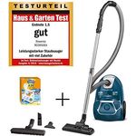Rowenta RO3950 Staubsauger mit Beutel + 4er Pack Swirl R 39 Staubsaugerbeutel für Dauerhaft hohe Saugleistung, 3L Beutelvolumen, 750 W, extrem leise, Hygienefilter, mit Parkettdüse