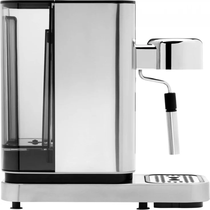 WMF Lumero Siebträger Espressomaschine 1400 Watt, 3 Einsätzen, für 1-2 Tassen Espresso, auch für Pads, 15 bar, Tassenabstellfläche, Milchaufschäumdüse, edelstahl matt – Bild 5