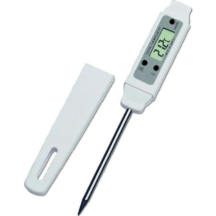 TFA Dostmann Pocket-Digitemp S digitales Einstichthermometer, Taschenformat, abwaschbar, Profi-Einsatz, Temperaturkontrolle