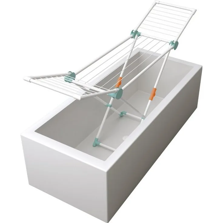 Juwel Wäscheständer 'Super Dry MINI', flexibel und platzsparend, 12 m Trockenlänge