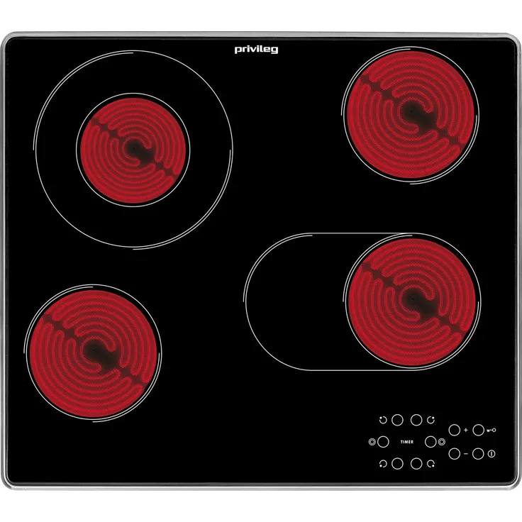 Privileg Pctac 6042 IN, Kochfeld, Einbau, Betriebsart elektrisch, Anzahl Kochstellen 4
