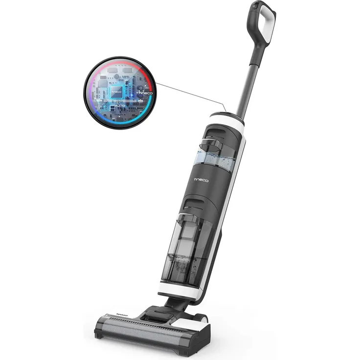 Tineco intelligenter Nass- und Trockensauger Waschsauger 3in1 Bodenreiniger Floor One S3 leichte Bauform optimierte Saugleistung und Wasserdurchfluss zum Reinigen harter Böden