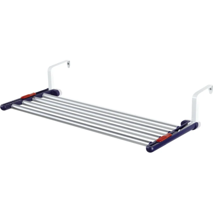 Leifheit Hängetrockner Quartett 42 Extendable Aluminium variabler Wandwäschetrockner, ausziehbarer Wandtrockner für den Innen- und Außenbereich – Bild 3