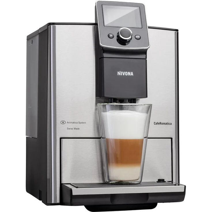 Nivona CafeRomatica 825 Kaffeevollautomat, Tassenbeleuchtung, Memory-Funktion, mit Milchsystem und integriertem Mahlwerk – Bild 1