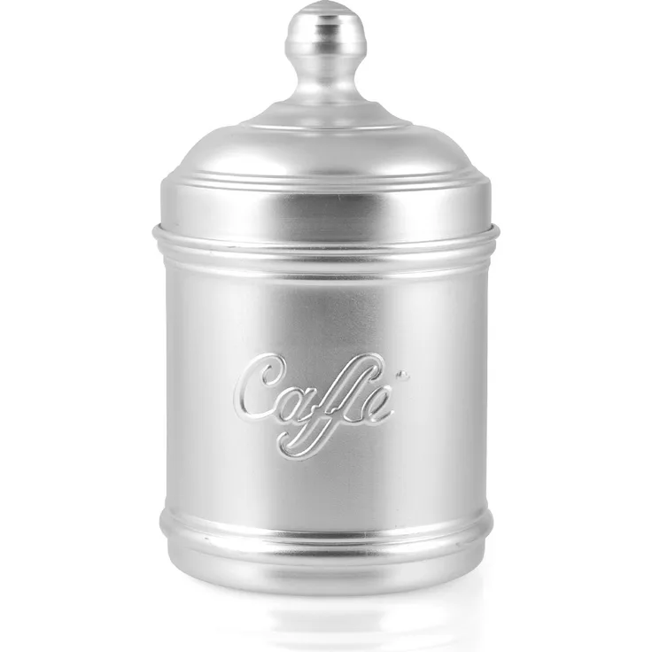 H+H Dose Kaffee, Aluminium, Grau