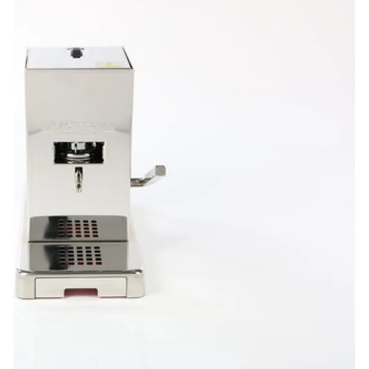 La Piccola Piccola LUCIDATURA (Hochglanz) Edelstahl - Pad-Espressomaschine für ESE-Pads