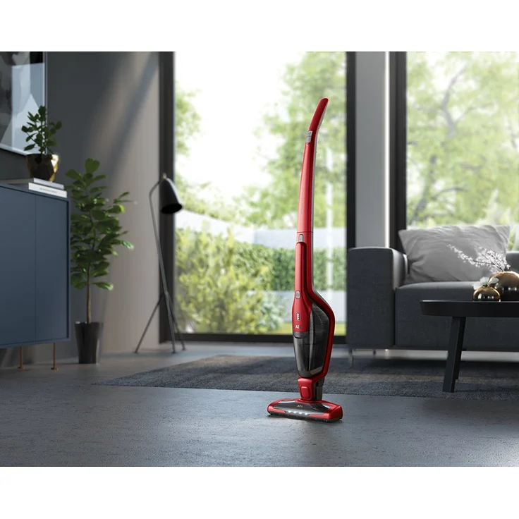 AEG Ergorapido CX7-2-45AN Handstaubsauger, 45 min Akkubetrieb, LED-Frontlicht, 180° Drehgelenk, Bürstenreinigungsfunktion, freistehend, rot – Bild 11