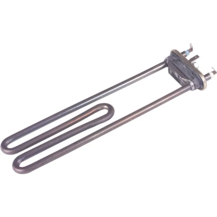 Alternativ Heizung mit Loch für NTC, Leistung: 1950 Watt, Tauchlänge ab Flansch: 255 mm, Befestigungsmaße: 70 x 18mm wie Original Nr: 265961, passend für: Bosch und Siemens Geräte