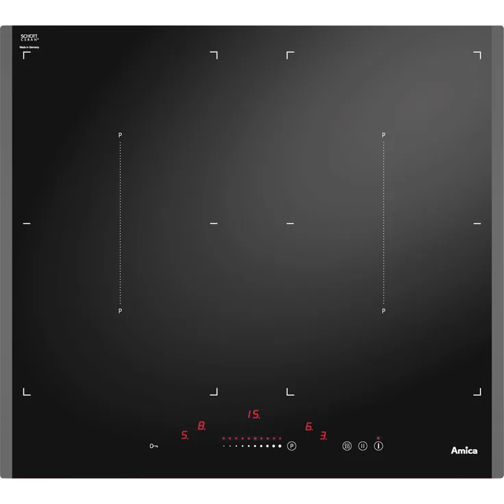 Amica KMI 63301 F, Kochfeld, Einbaugerät, Autark ja, Betriebsart elektrisch, Anzahl Kochstellen 4