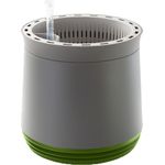 AIRY Pot - Luftreiniger Blumentopf für saubere Raumluft - rund - 1600 ml - 27 cm hoch - grau, grün