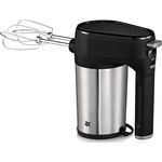 WMF Kult X Handrührer- Quirl, 350 W, 5 Geschwindigkeitsstufen, Turbofunktion, cromargan matt, schwarz - Preisvergleich