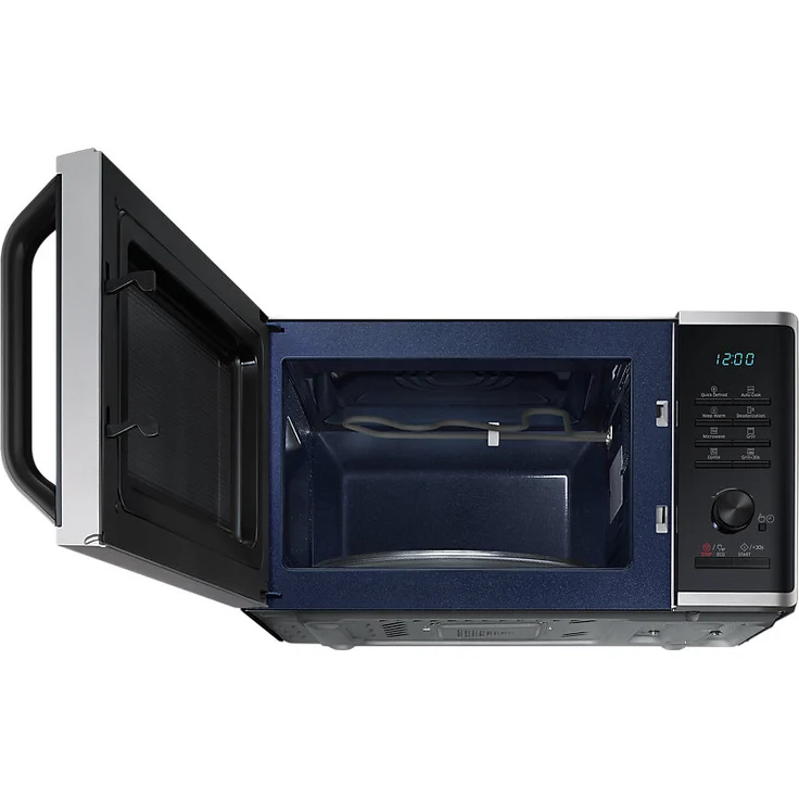 Samsung MG23K3515AS Kombi-Mikrowelle mit Grill, Standgerät, 23 Liter Garraum, 800 Watt, silber, schwarz – Bild 9