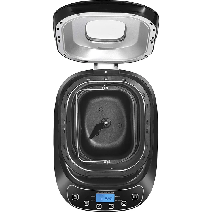 Unold 68010 Backmeister Brotbackautomat, 1 Kilogram, Schwarz-Weiß – Bild 4
