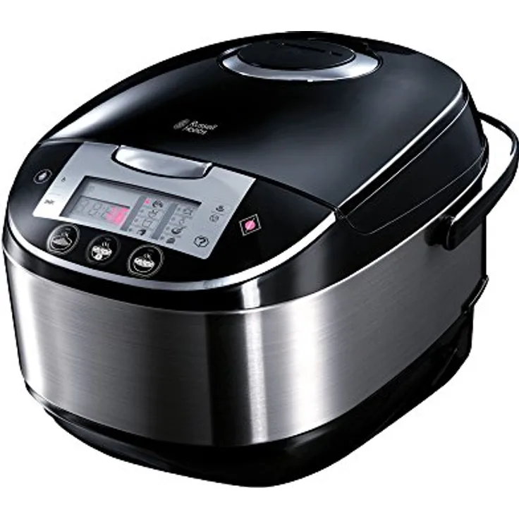 Russell Hobbs Multicooker 5,0l, digitales Display + Timer, 11 Kochprogramme Schongarer, Dampfgarer, Slow Cooker, Reiskocher, Joghurtbereiter etc., Anti-Kondensations-Deckel, CookHome 21850-56