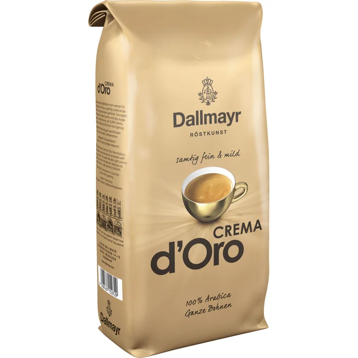 Dallmayr Crema dOro Kaffee, Bohnenkaffee, Röstkaffee, Ganze Bohnen, Kaffebohnen, Kaffee Crema, 1000 g