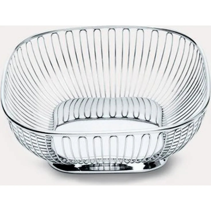 Alessi Drahtkorb, viereckig aus Edelstahl