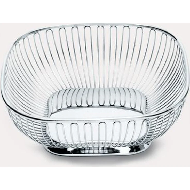 Alessi Drahtkorb, viereckig aus Edelstahl