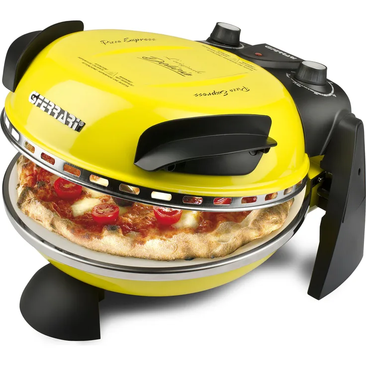 G3Ferrari G 1000605 Delizia Pizzamaker, 1200W, Timer, gelb