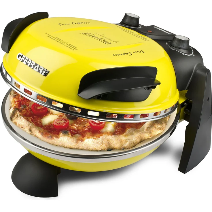 G3Ferrari G 1000605 Delizia Pizzamaker, 1200W, Timer, gelb – Bild 1