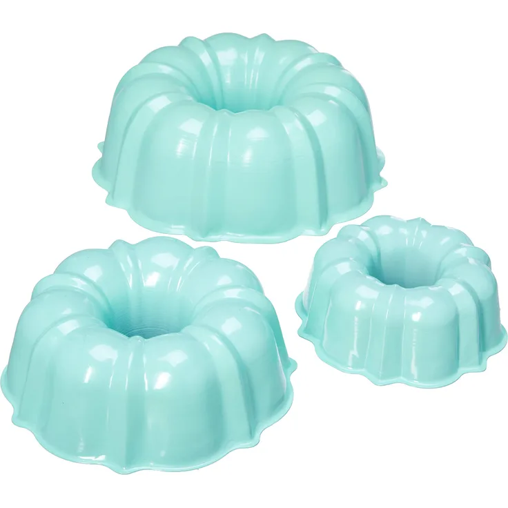 Nordic Ware Stufen-Bundt-Set – 3, 6, 12 Tassen, Mint