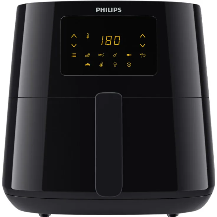 Philips Essential Airfryer XL HD9270/90, Heißluftfritteuse, 6.2 Liter Fassungsvermögen, 2000 Watt, schwarz