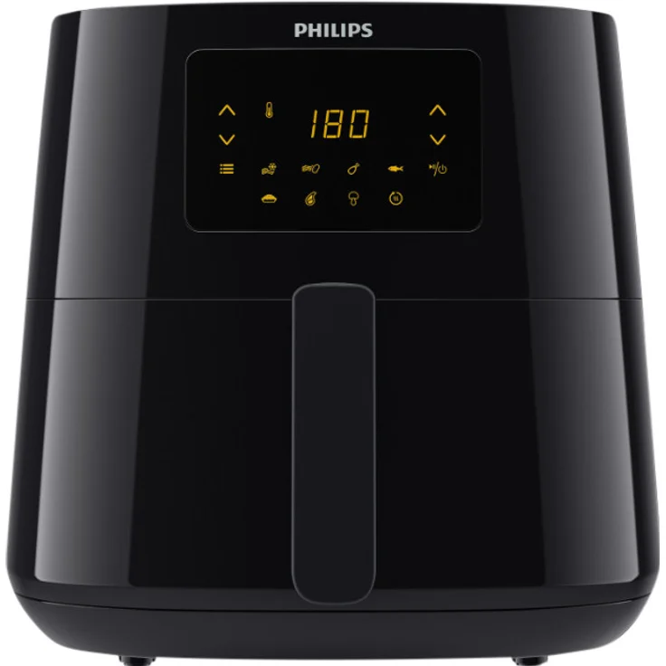 Philips Essential Airfryer XL HD9270/90, Heißluftfritteuse, 6.2 Liter Fassungsvermögen, 2000 Watt, schwarz – Bild 1