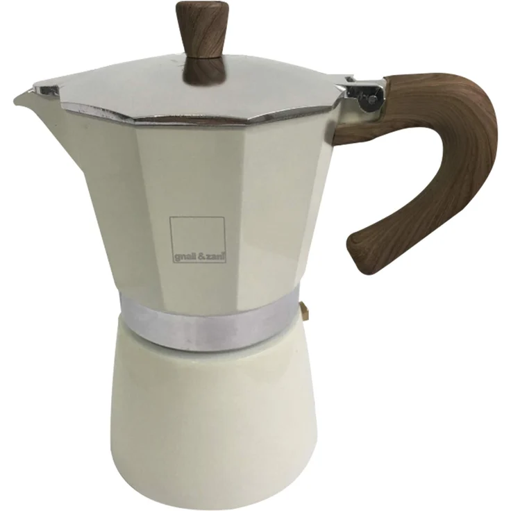 gnali&zani EZ 006-IND-CREA Venezia Coffee Maker 6 Cups Induct Cream – Bild 1
